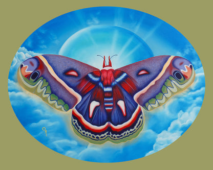 "Cecropia Moth" Print
