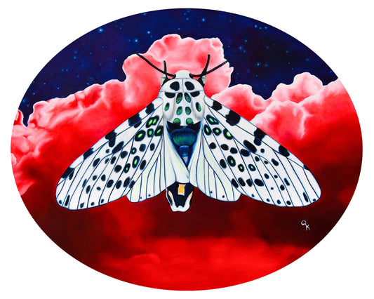 "Giant Leopard Moth" Original