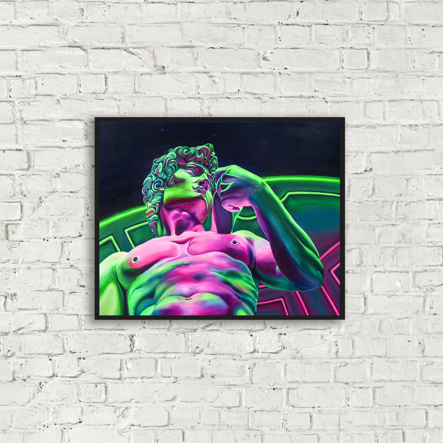 "Michelangelo's Rave" Print