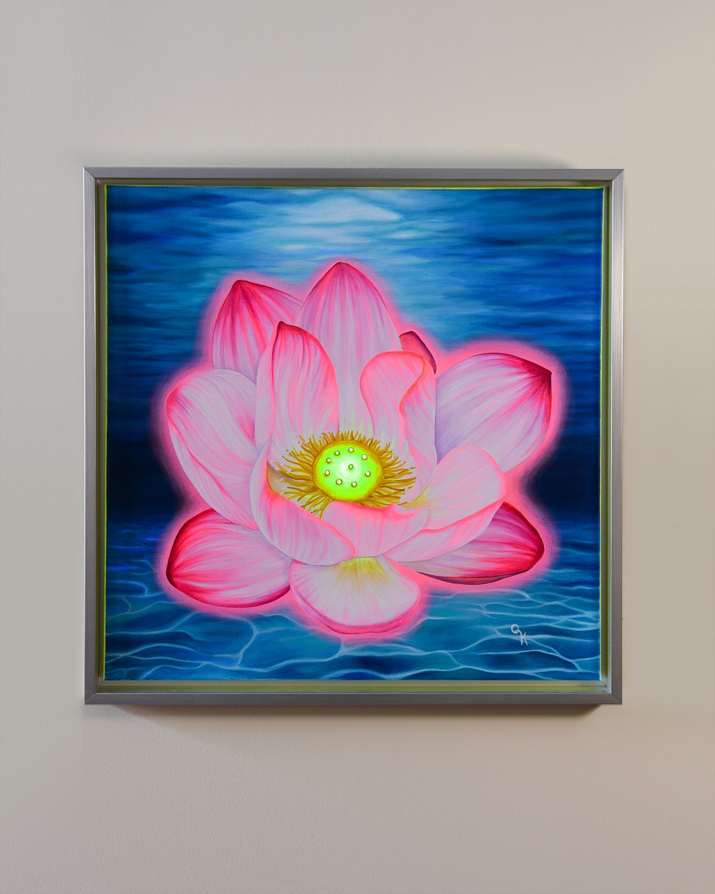 "Undersea Lotus" Fluorescent Original