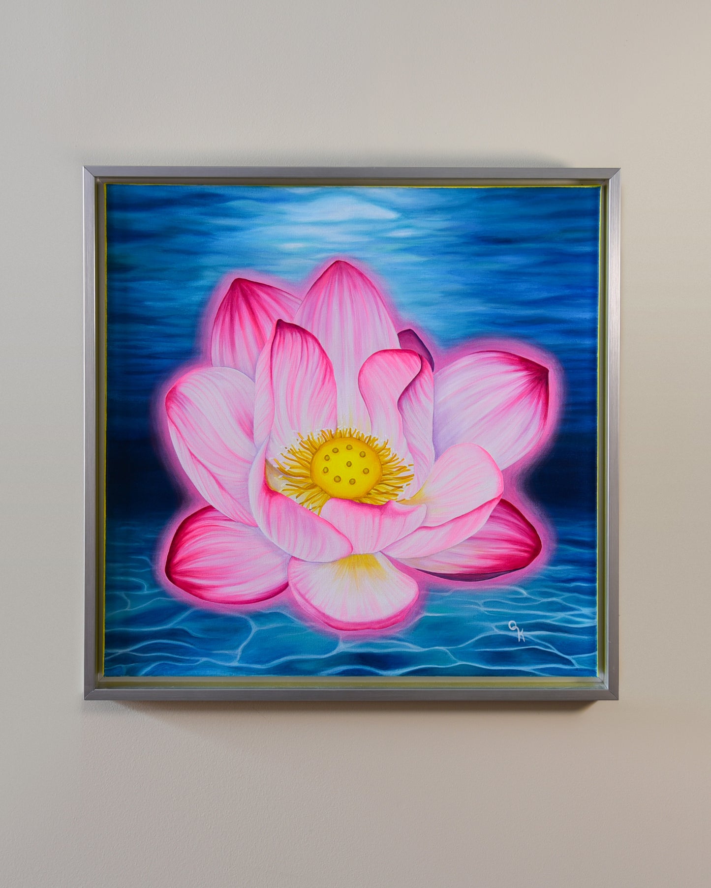 "Undersea Lotus" Fluorescent Original